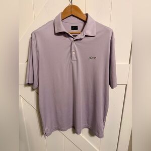 Greg Norman Collection Men’s Light Purple Polo Shirt Golf Breathable